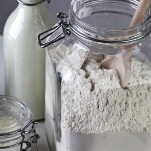 clear glass container