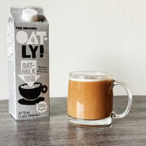 cup of coffee beside box